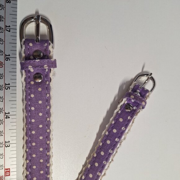 2 Top Paw X-Small Purple Polka Dot Dog Harness Flower Accents Lot Lavender Pearl - Picture 9 of 9